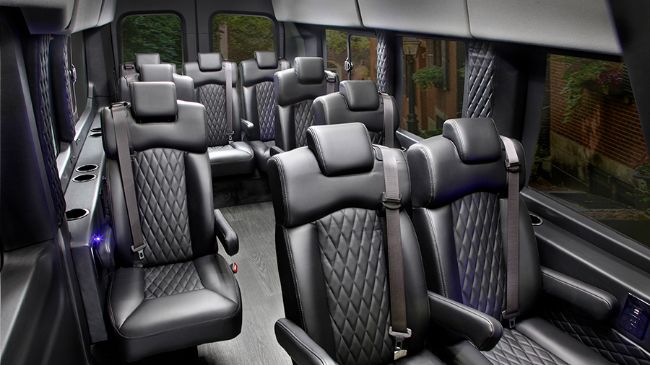 Transit Van Chauffeur Features